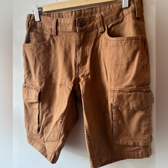 Woods Men's Brown/Tan Cargo Shorts 30 - Picture 2 of 6